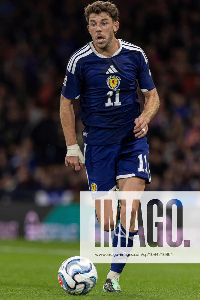 Scotland v Slovenia, UEFA Nations League Ryan Christie of Scotland national team, Nationalteam during the UEFA Nations League League B Group B1 between Scotland and Slovenia. Barclays Hampden, Hampden Park, Glasgow, Scotland. 6 October 2026. Hampden Park Barclays Hampden Glasgow Scotland Editorial use only ,