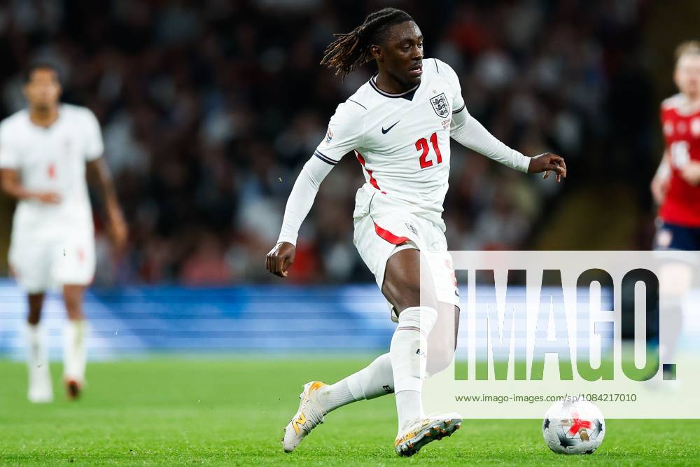 Eberechi Eze of England dribbles with the ball at his feet England v Czechia, UEFA Nations League, Football, Wembley Stadium, London, UK - 06 Oct 2026London Wembley Stadium United Kingdom