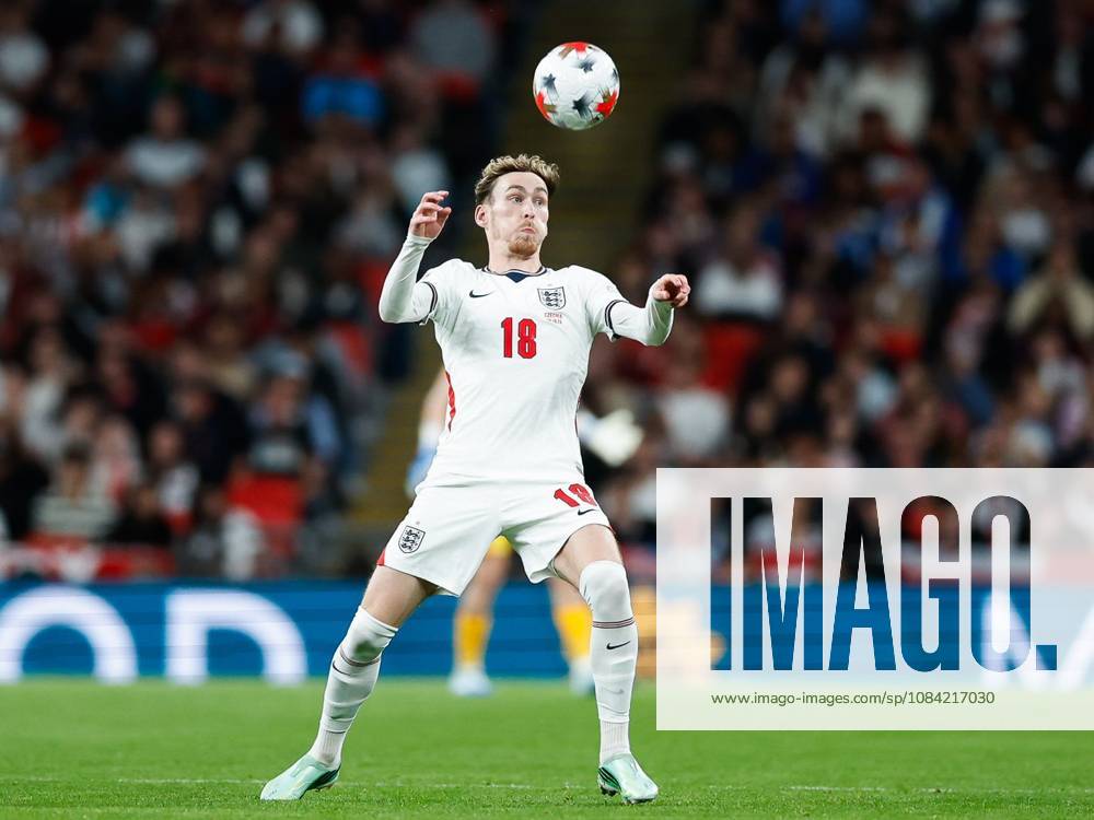 James Garner of England controls the ball England v Czechia, UEFA Nations League, Football, Wembley Stadium, London, UK - 06 Oct 2026London Wembley Stadium United Kingdom