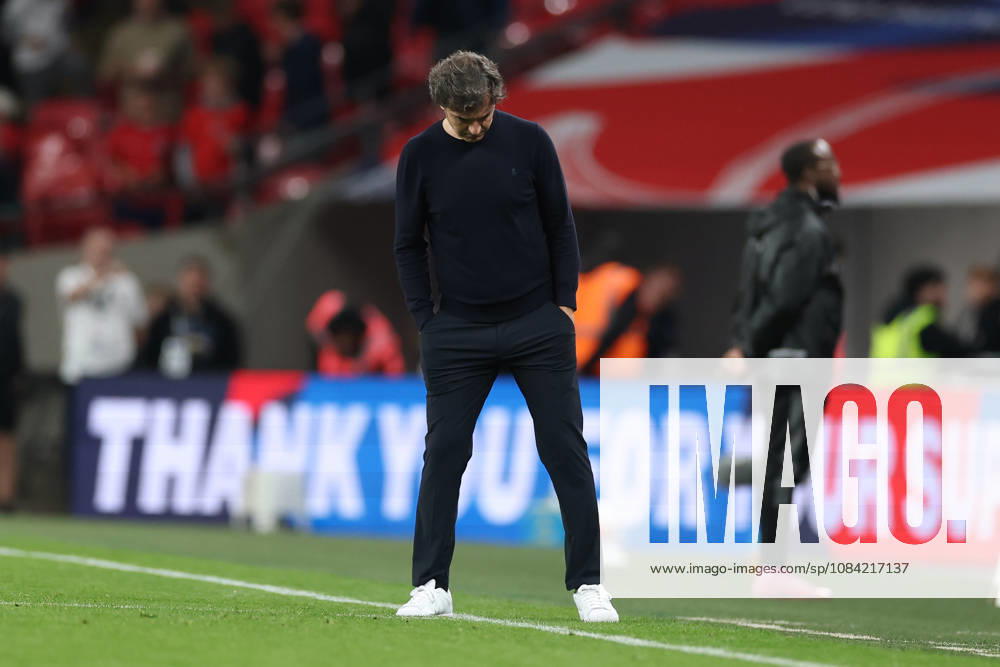England v Czech Republic, UEFA Nations League Santiago Denia Sanchez, Coach of Czech Republic reacts after the defeat in the England v Czech Republic UEFA Nations League Group 3 match at Wembley Stadium, London, England on 6 October 2026 Credit: Tiego Grenho Every Second Media Editorial use only. All images are copyright Every Second Media Limited. No images may be reproduced without prior permission.