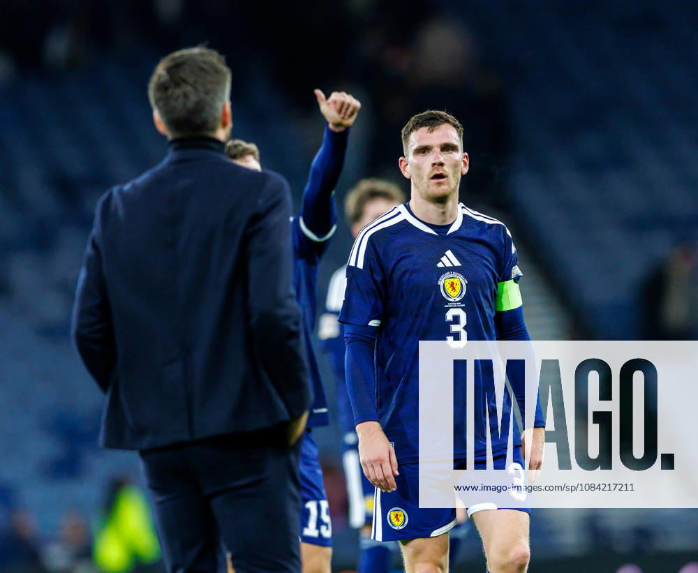 Scotland v Slovenia, UEFA Nations League, League B Group 1 : Andrew Robertson at the end