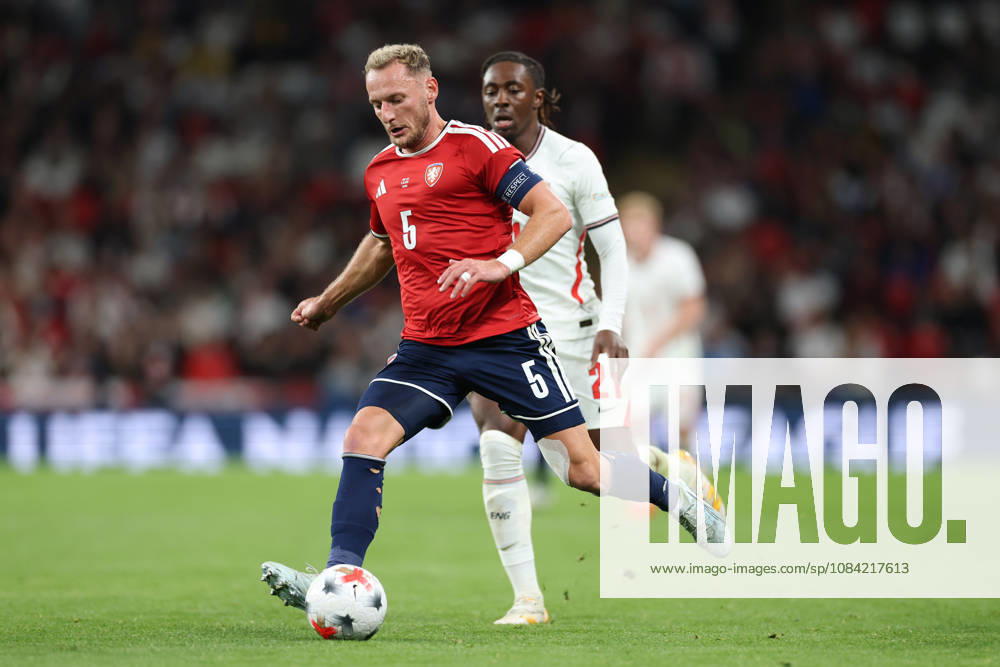 England v Czech Republic, UEFA Nations League Vladimir Coufal of Czech Republic during the England v Czech Republic UEFA Nations League Group 3 match at Wembley Stadium, London, England on 6 October 2026 Credit: Tiego Grenho Every Second Media Editorial use only. All images are copyright Every Second Media Limited. No images may be reproduced without prior permission.