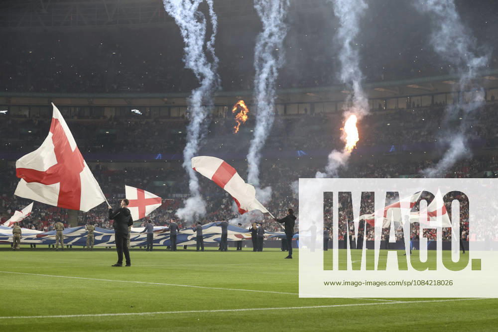 England v Czechia UEFA Nations League Pyrotechnics before the UEFA Nations League match at Wembley Stadium, London 06 10 2026 UK Newspapers OUT