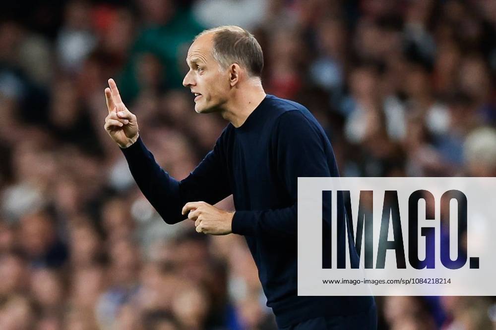 England Head Coach Thomas Tuchel signals and gives his players instructions England v Czechia, UEFA Nations League, Football, Wembley Stadium, London, UK - 06 Oct 2026London Wembley Stadium United Kingdom