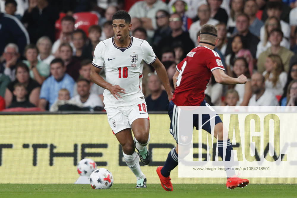 England v Czechia UEFA Nations League Tomas Chory of Czechia and Jude Bellingham of England in action during the UEFA Nations League match at Wembley Stadium, London 06 10 2026 UK Newspapers OUT