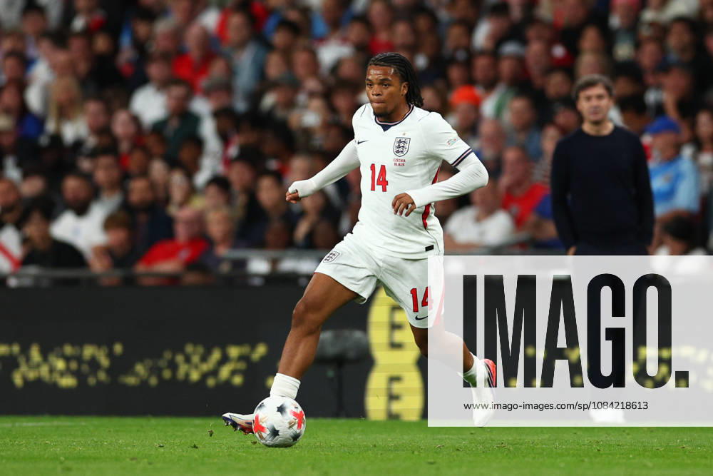 UEFA Nations League: England v Czech Republic LONDON, UK - 6th Oct 2026: Rio Ngumoha of England in action during the UEFA Nations League Group A3 match between England and Czech Republic at Wembley Stadium London Wembley Stadium England United Kingdom