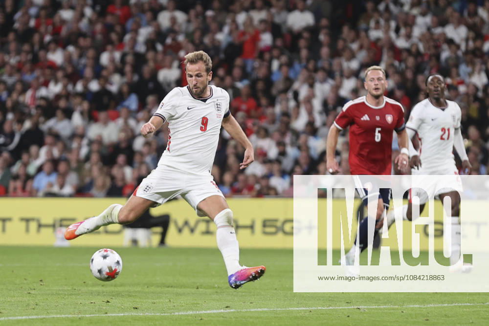 England v Czechia UEFA Nations League Harry Kane of England scores his sides 2nd goal during the UEFA Nations League match at Wembley Stadium, London 06 10 2026 UK Newspapers OUT