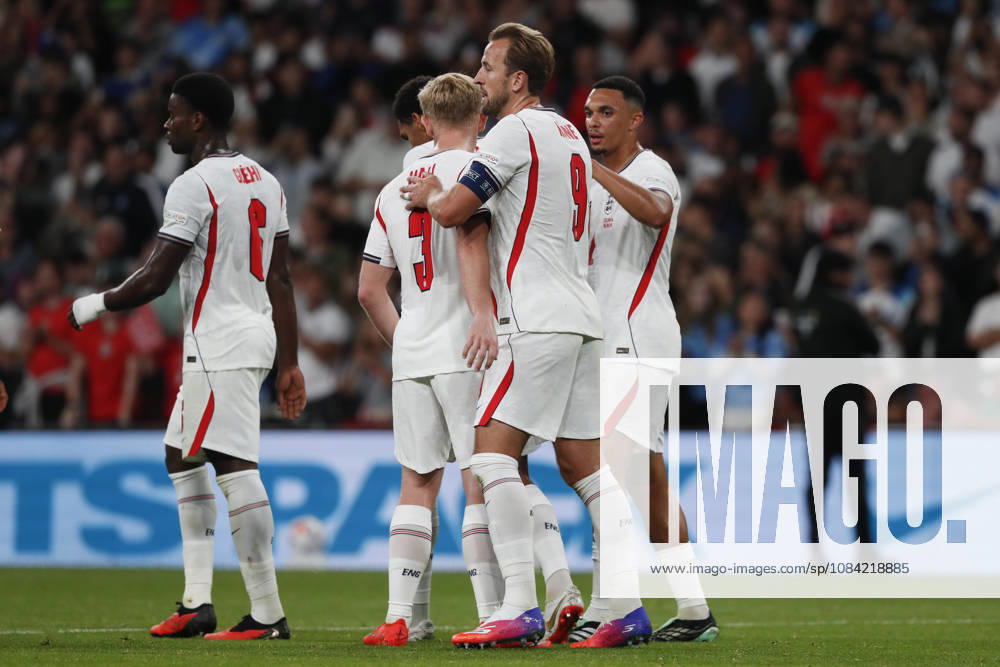 England v Czechia UEFA Nations League Harry Kane of England celebrates scoring his sides 2nd goal during the UEFA Nations League match at Wembley Stadium, London 06 10 2026 UK Newspapers OUT