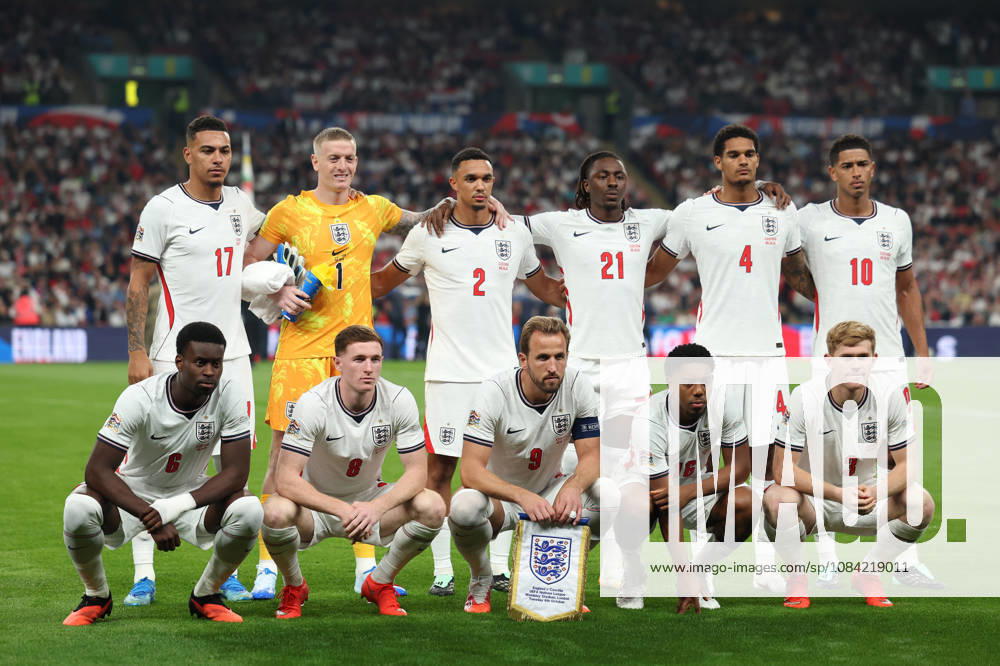 England v Czech Republic, UEFA Nations League Players of England pose for the team photo before the England v Czech Republic UEFA Nations League Group 3 match at Wembley Stadium, London, England on 6 October 2026 Credit: Tiego Grenho Every Second Media Editorial use only. All images are copyright Every Second Media Limited. No images may be reproduced without prior permission.