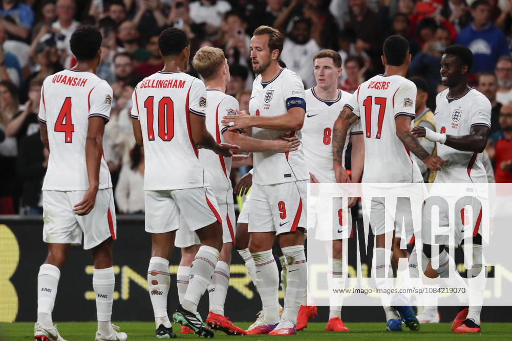 England v Czechia UEFA Nations League Harry Kane of England celebrates scoring his sides 3rd goal during the UEFA Nations League match at Wembley Stadium, London 06 10 2026 UK Newspapers OUT