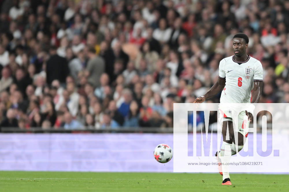 Marc Guehi of England during the Nations League match between England and Czechia at Wembley Stadium, London, England on 6 October 2026.