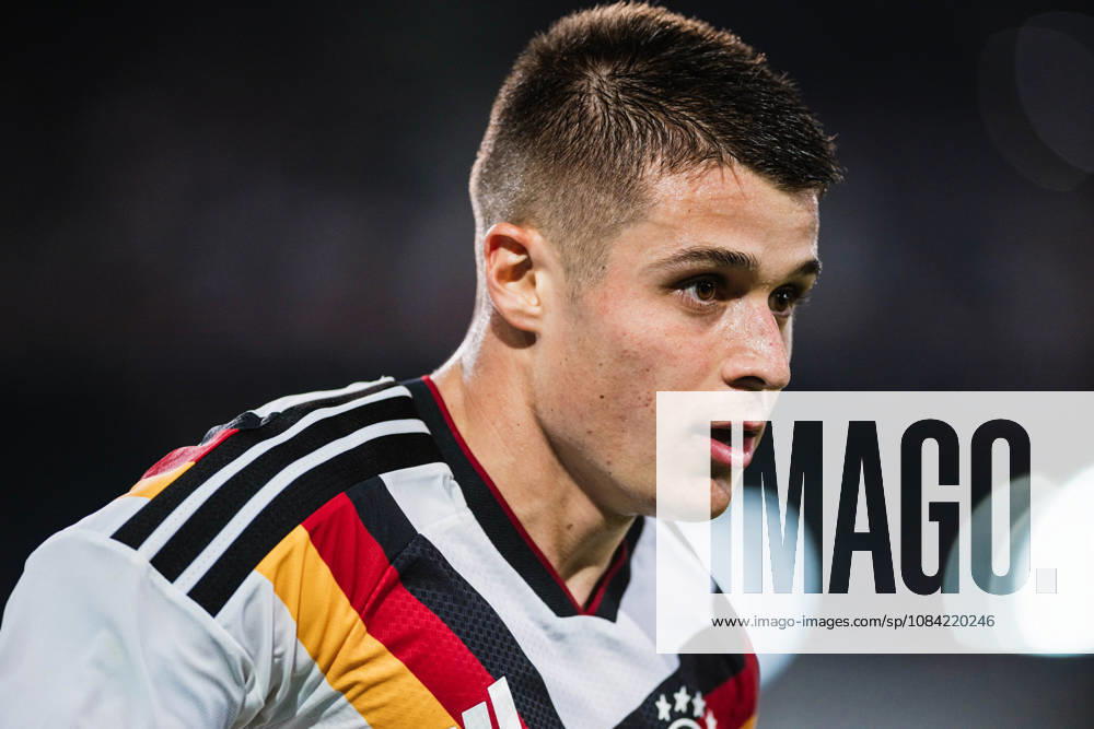 U21, U 21 EM-Qualifikation: Deutschland - Georgien, 06.10.2026 Nicolò Tresoldi (Deutschland, 9) Freisteller; Fußball, EM-Qualifikation U 21, 10. Spieltag: Deutschland vs. Georgien am 06.10.2026, Bielefeld DFB REGULATIONS PROHIBIT ANY USE OF PHOTOGRAPHS AS IMAGE SEQUENCES AND OR QUASI-VIDEO.