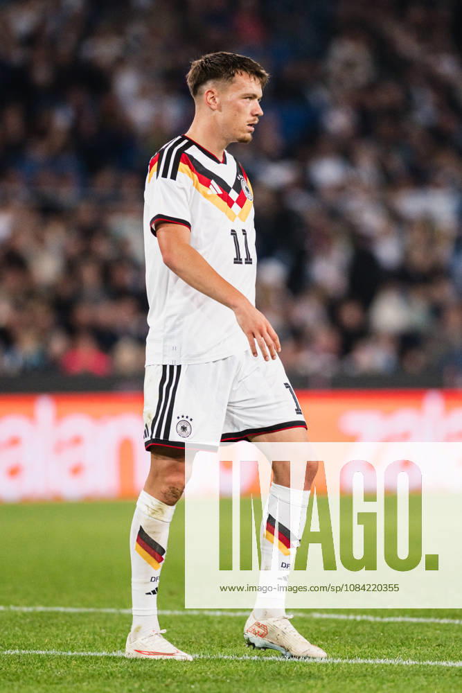 U21, U 21 EM-Qualifikation: Deutschland - Georgien, 06.10.2026 Dženan PejÄinović (Deutschland, 11) Freisteller; Fußball, EM-Qualifikation U 21, 10. Spieltag: Deutschland vs. Georgien am 06.10.2026, Bielefeld DFB REGULATIONS PROHIBIT ANY USE OF PHOTOGRAPHS AS IMAGE SEQUENCES AND OR QUASI-VIDEO.