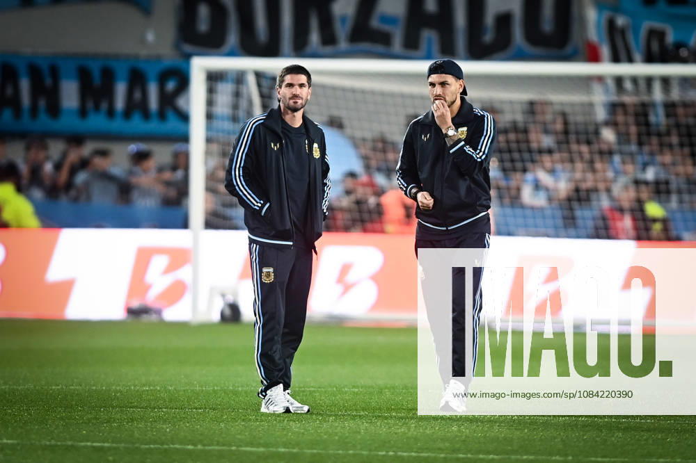 Argentina x Benin BUENOS AIRES, AR - 06.10.2026: ARGENTINA X BENIN - Rodrigo De Paul and Leandro Paredes during the International Friendly, Länderspiel, Nationalmannschaft match between Argentina and Benin on Tuesday, October 6, 2026, at the Estadio Monumental in Buenos Aires, Argentina. The match marks Messi& 39;s farewell to the Argentine national team, Nationalteam (Photo: Gabriel Sotelo Fotoarena) x3026016x GabrielxSotelo