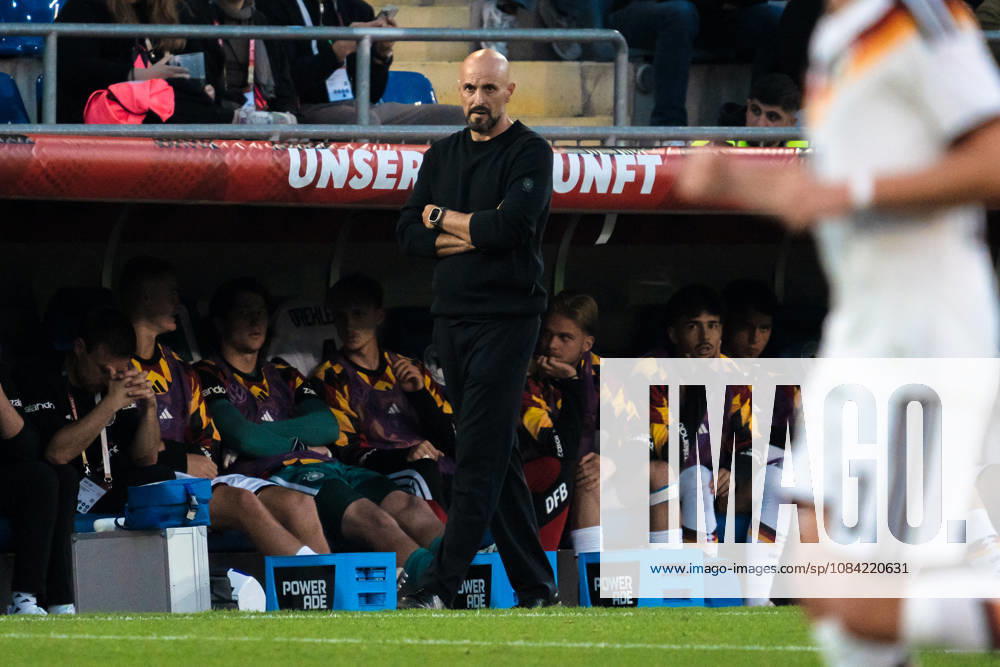 Deutschland: U21, U 21 EM-Qualifikation 2026 2027, Deutschland U21 vs. Georgien U21, Nationalmannschaft, DFB Länderspiel Dienstag 07.10.2026, Schüco Arena, Bielefeld Antonio di Salvo (Cheftrainer)