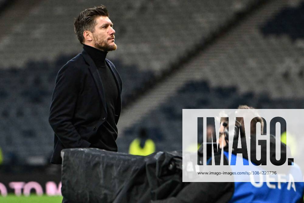 Scotland v Slovenia UEFA Nations League Manager Sebastien Pocognoli of Scotland at full time during the UEFA Nations League match at Barclays Hampden, Glasgow 06 10 2026 UK Newspapers OUT