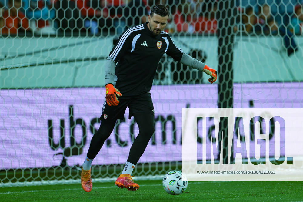 Stole Dimitrievski (23, North Macedonia) during the UEFA Nations League match between Switzerland and North Macedonia at thermoplan arena on October 6, 2026 in Lucerne, Switzerland.