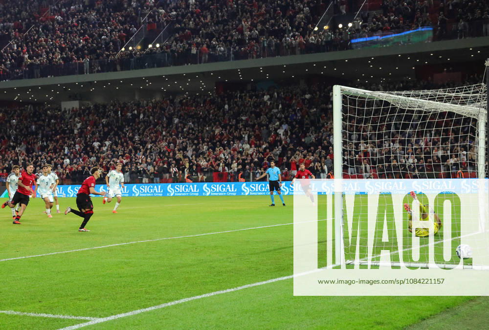 Albania vs San Marino UEFA Nations League 2026-2027 Group C1 Kristjan Asllani of Albania score by penalty the 2-1 for his team during the UEFA Nations League 2026-2027 group phase match between Albania and San Marino in Tirana, Albania on October 6, 2026. Tirana Albania