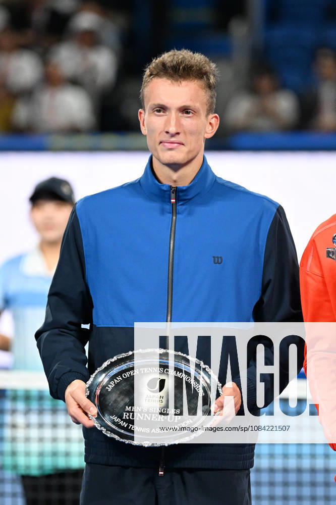 Jiri LEHECKA (CZE), OCTOBER 6, 2026 - Tennis : Kinoshita Group Japan Open Tennis Championships 2026 Men s Singles award ceremony at Ariake Coliseum, Tokyo, Japan. Noxthirdxpartyxsales aflo_353764480 KenjiroxMatsuox