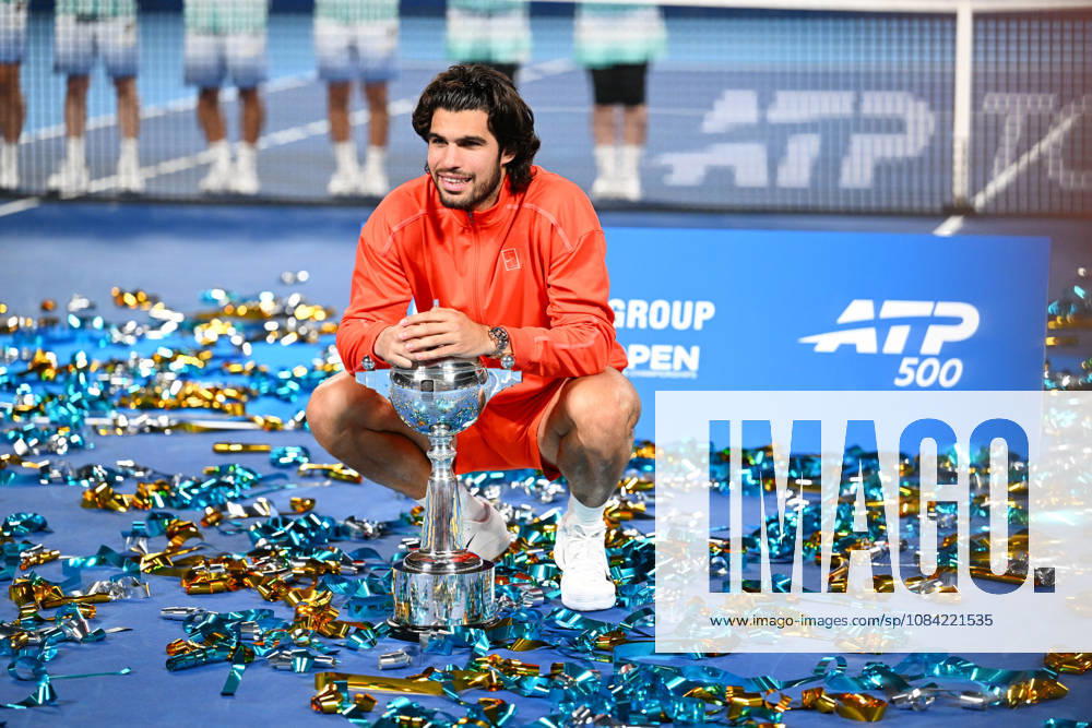 Carlos ALCARAZ (ESP), OCTOBER 6, 2026 - Tennis : Kinoshita Group Japan Open Tennis Championships 2026 Men s Singles award ceremony at Ariake Coliseum, Tokyo, Japan. Noxthirdxpartyxsales aflo_353764486 KenjiroxMatsuox