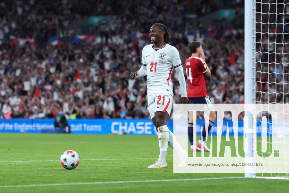 England v Czechia 06 October 2026, London - International Football - UEFA Nations League - England v Czechia - Eberechi Eze of England pulls a face after Czechia score an own goal - Photo: Charlotte Wilson Offside. London UK