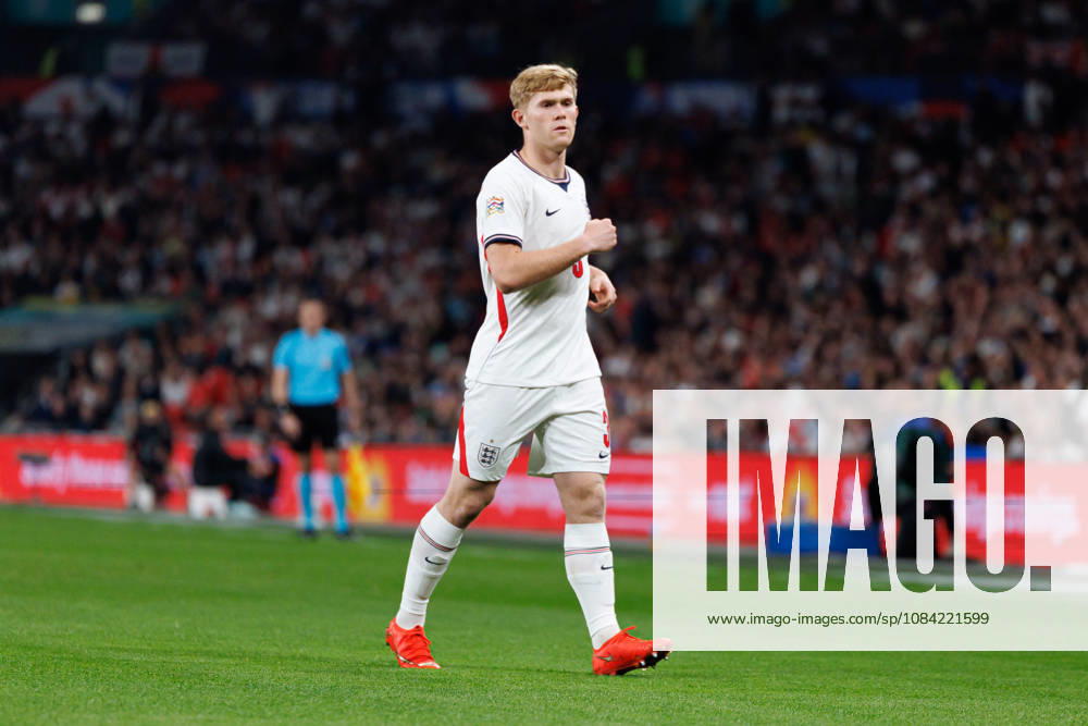 England v Czechia UEFA Nations League, Tuesday 6th October 2026: Lewis Hall of England running during the UEFA Nations League Group C Fixture between England and Czechia at Wembley Stadium, Wembley in London, England. (Photo by Alex Ferrelly Sports Press Photo)