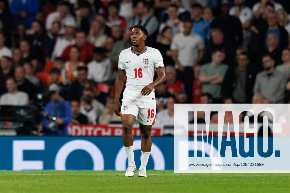 England v Czechia UEFA Nations League, Tuesday 6th October 2026: Myles Lewis-Skelly of England during the UEFA Nations League Group C Fixture between England and Czechia at Wembley Stadium, Wembley in London, England. (Photo by Alex Ferrelly Sports Press Photo)