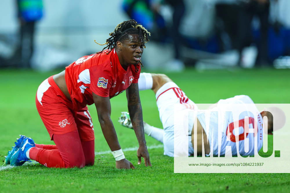 Winsley Boteli Mokango (19, Switzerland) during the UEFA Nations League match between Switzerland and North Macedonia at thermoplan arena on October 6, 2026 in Lucerne, Switzerland.