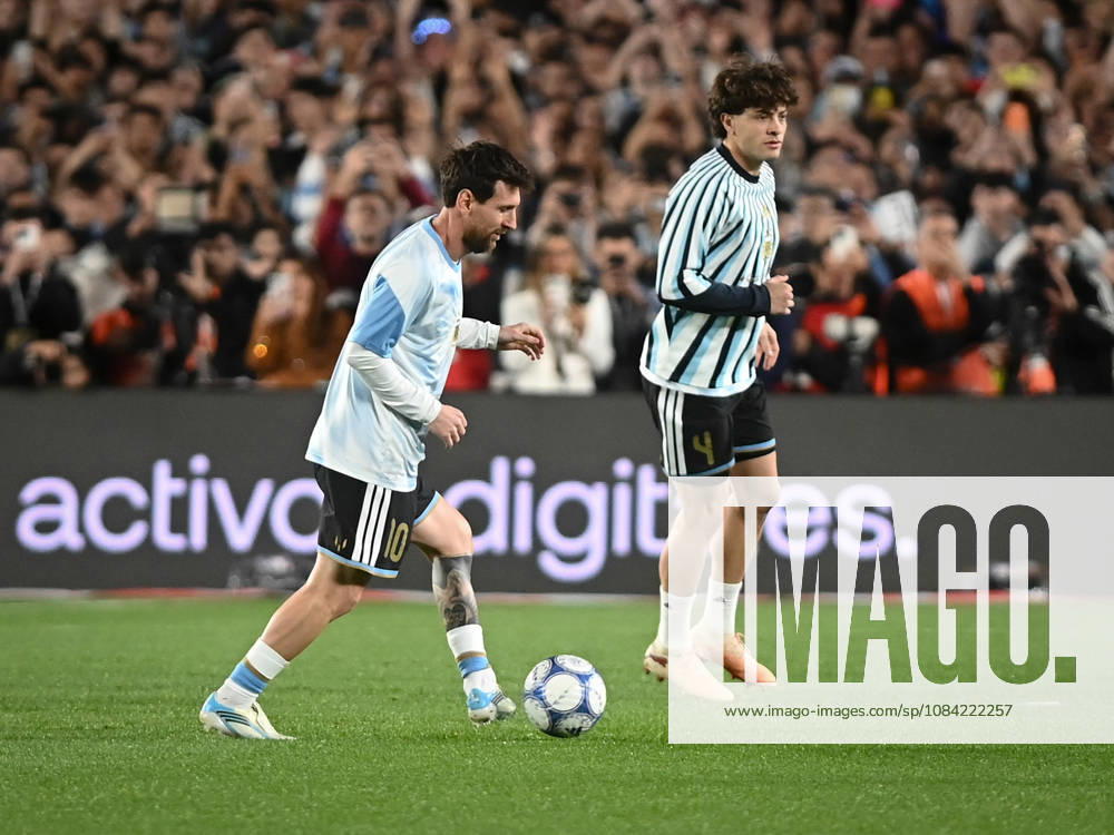 Argentina x Benin BUENOS AIRES, AR - 06.10.2026: ARGENTINA X BENIN - Lionel Messi during the International Friendly, Länderspiel, Nationalmannschaft match between Argentina and Benin on Tuesday, October 6, 2026, at the Estadio Monumental in Buenos Aires, Argentina. The match marks Messi& 39;s farewell to the Argentine national team, Nationalteam (Photo: Gabriel Sotelo Fotoarena) x3026048x GabrielxSotelo