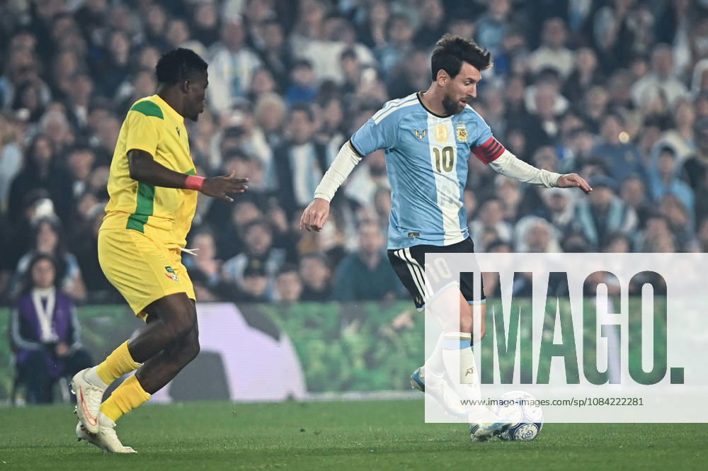 Argentina x Benin BUENOS AIRES, AR - 06.10.2026: ARGENTINA X BENIN - Lionel Messi during the International Friendly, Länderspiel, Nationalmannschaft match between Argentina and Benin on Tuesday, October 6, 2026, at the Estadio Monumental in Buenos Aires, Argentina. The match marks Messi& 39;s farewell to the Argentine national team, Nationalteam (Photo: Gabriel Sotelo Fotoarena) x3026057x GabrielxSotelo