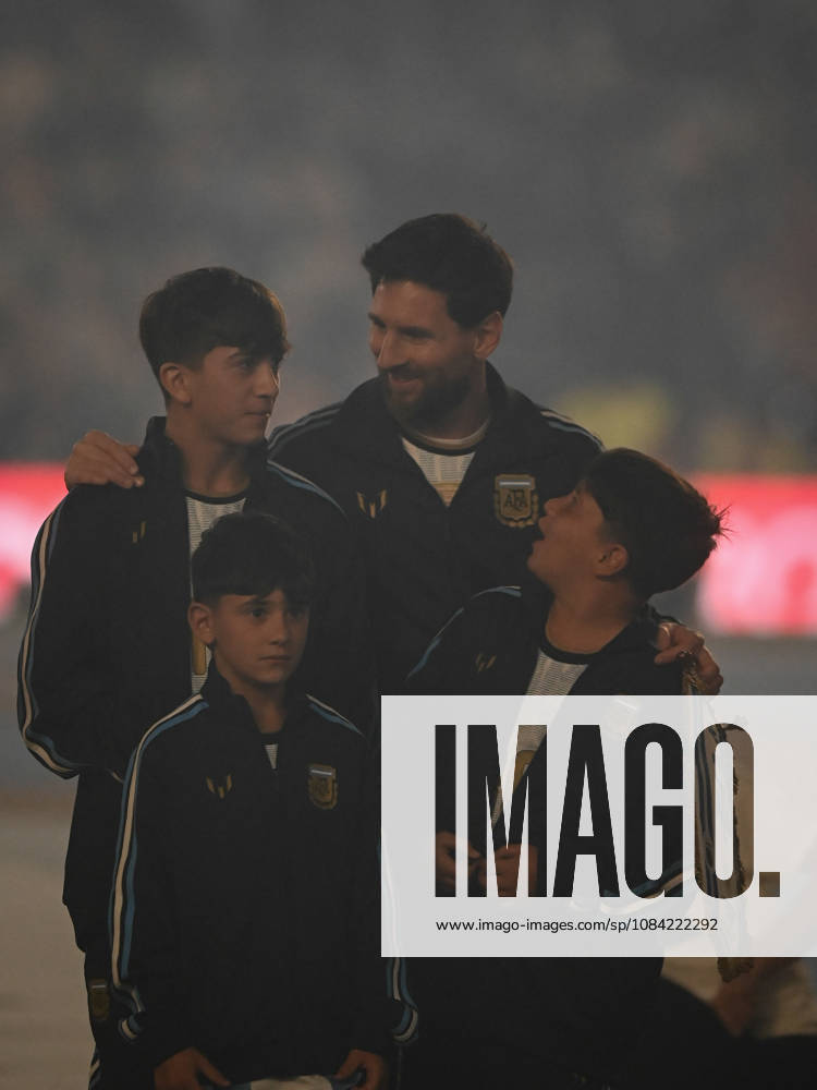 Argentina x Benin BUENOS AIRES, AR - 06.10.2026: ARGENTINA X BENIN - Lionel Messi during the International Friendly, Länderspiel, Nationalmannschaft match between Argentina and Benin on Tuesday, October 6, 2026, at the Estadio Monumental in Buenos Aires, Argentina. The match marks Messi& 39;s farewell to the Argentine national team, Nationalteam (Photo: Gabriel Sotelo Fotoarena) x3026065x GabrielxSotelo