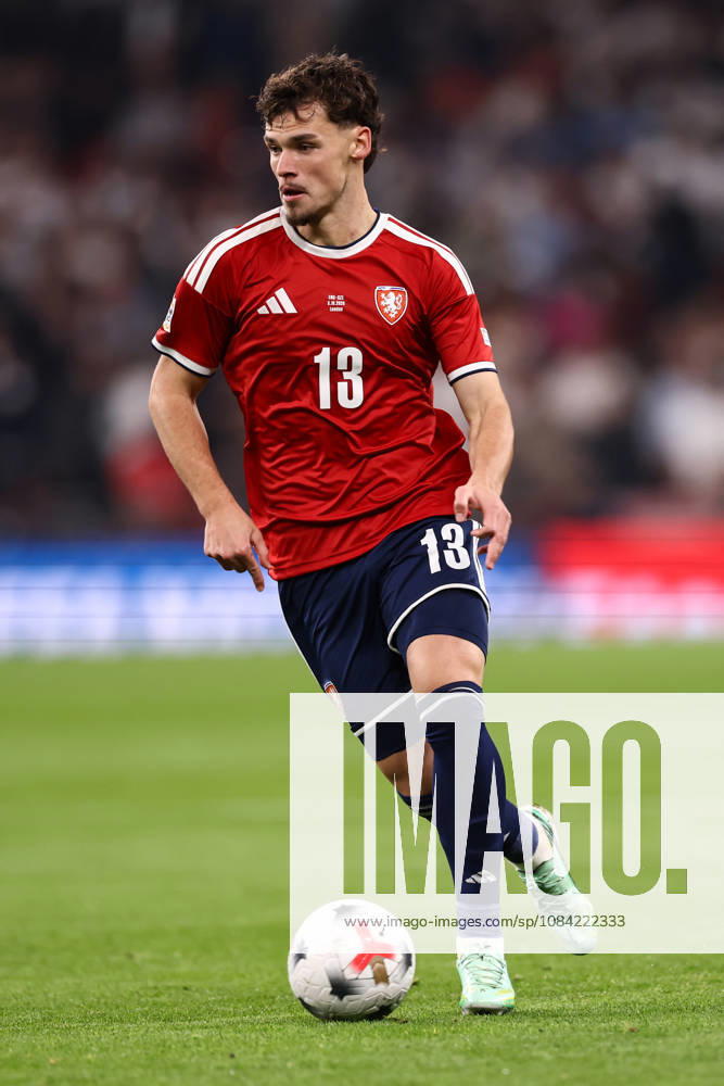 England v Czech Republic 06 October 2026, London - UEFA Nations League - England v Czech Republic - Lukas Ambros of Czechia - Photo: Jacques Feeney Offside. London UK
