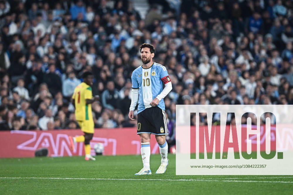 Argentina x Benin BUENOS AIRES, AR - 06.10.2026: ARGENTINA X BENIN - Lionel Messi during the International Friendly, Länderspiel, Nationalmannschaft match between Argentina and Benin on Tuesday, October 6, 2026, at the Estadio Monumental in Buenos Aires, Argentina. The match marks Messi& 39;s farewell to the Argentine national team, Nationalteam (Photo: Gabriel Sotelo Fotoarena) x3026117x GabrielxSotelo