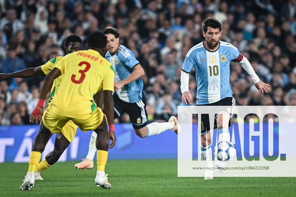 Argentina x Benin BUENOS AIRES, AR - 06.10.2026: ARGENTINA X BENIN - Lionel Messi during the International Friendly, Länderspiel, Nationalmannschaft match between Argentina and Benin on Tuesday, October 6, 2026, at the Estadio Monumental in Buenos Aires, Argentina. The match marks Messi& 39;s farewell to the Argentine national team, Nationalteam (Photo: Gabriel Sotelo Fotoarena) x3026118x GabrielxSotelo