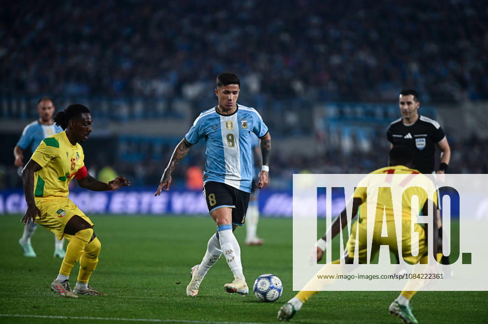 Argentina x Benin BUENOS AIRES, AR - 06.10.2026: ARGENTINA X BENIN - Enzo Fernandez of Argentina during the International Friendly, Länderspiel, Nationalmannschaft match between Argentina and Benin on Tuesday, October 6, 2026, at the Estadio Monumental in Buenos Aires, Argentina. The match marks Messi& 39;s farewell to the Argentine national team, Nationalteam (Photo: Gabriel Sotelo Fotoarena) x3026121x GabrielxSotelo