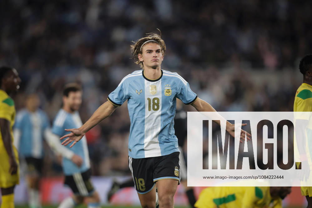 Nico paz Argentina vs Benin.Segunda entrega Foto: FOTOBAIRES Ultimo partido de Lionel Messi en la Seleccion Argentina