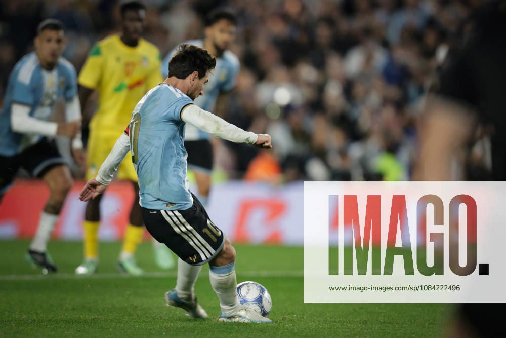 MESSI Argentina vs Benin.Segunda entrega Foto: FOTOBAIRES Ultimo partido de Lionel Messi en la Seleccion Argentina