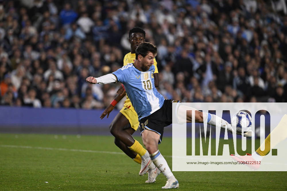 Lionel Messi of Argentina national team, Nationalteam controls ball during the International Friendly, Länderspiel, Nationalmannschaft match between Argentina and Benin at Estadio Mas Monumental on October 06, 2026 in Buenos Aires, Argentina. Photo by SFSI Argentina National team v Benin