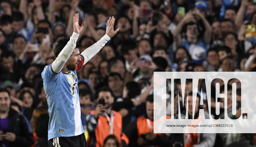 Lionel Messi of Argentina national team, Nationalteam celebrate after scoring goal during the International Friendly, Länderspiel, Nationalmannschaft match between Argentina and Benin at Estadio Mas Monumental on October 06, 2026 in Buenos Aires, Argentina. Photo by SFSI Argentina National team v Benin