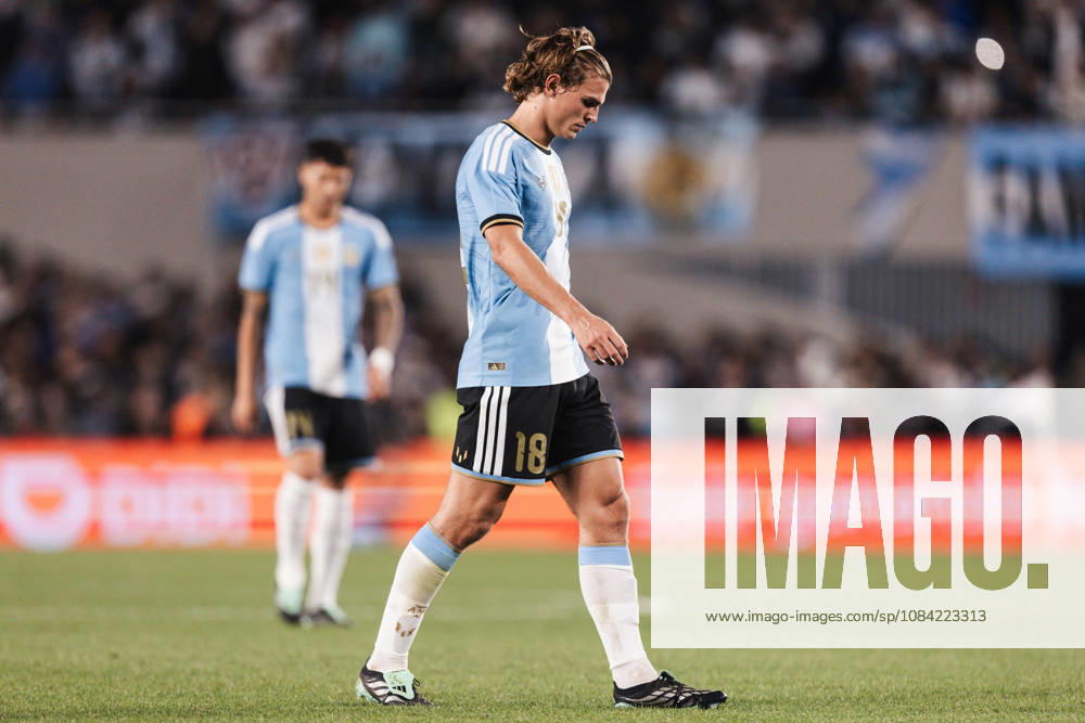 Argentina v Benin: International Friendly, Länderspiel, Nationalmannschaft BUENOS AIRES, ARGENTINA - OCTOBER 6: Nico Paz 18 of Argentina in action during the International friendly match between Argentina and Benin at Monumental Stadium on October 6, 2026 in Buenos Aires, Argentina. (Photo by Guilherme Veiga PxImages) Buenos Aires Monumental Stadium BA Argentina