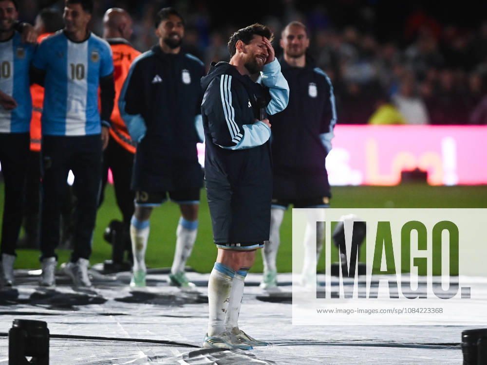 Argentina x Benin BUENOS AIRES, AR - 06.10.2026: ARGENTINA X BENIN - Lionel Messi of Argentina during the International Friendly, Länderspiel, Nationalmannschaft match between Argentina and Benin on Tuesday, October 6, 2026, at the Estadio Monumental in Buenos Aires, Argentina. The match marks Messi& 39;s farewell to the Argentine national team, Nationalteam (Photo: Gabriel Sotelo Fotoarena) x3026184x GabrielxSotelo