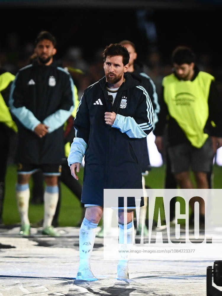 Argentina x Benin BUENOS AIRES, AR - 06.10.2026: ARGENTINA X BENIN - Lionel Messi of Argentina during the International Friendly, Länderspiel, Nationalmannschaft match between Argentina and Benin on Tuesday, October 6, 2026, at the Estadio Monumental in Buenos Aires, Argentina. The match marks Messi& 39;s farewell to the Argentine national team, Nationalteam (Photo: Gabriel Sotelo Fotoarena) x3026192x GabrielxSotelo