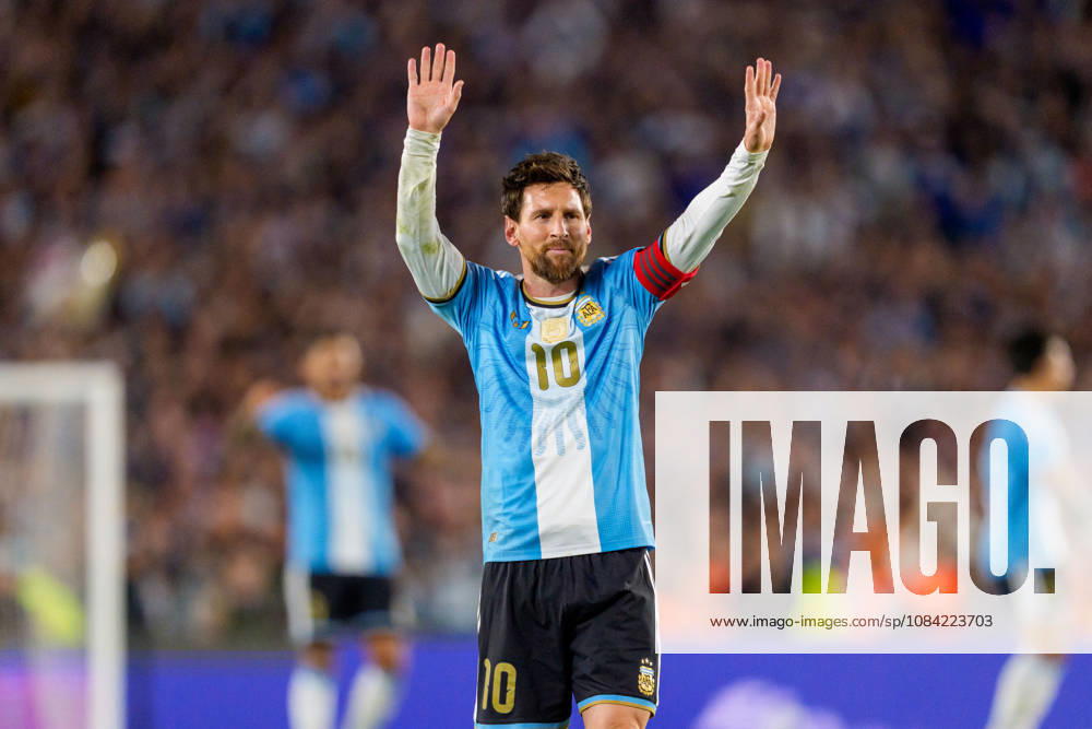 Benin v Argentina BUENOS AIRES, ARGENTINA - OCTOBER 6: Lionel Messi 10 of Argentina celebrates a goal during a game between Benin and Argentina at Estadio Monumental on October 6, 2026 in Buenos Aires, Argentina Buenos Aires Estadio Monumental Argentina
