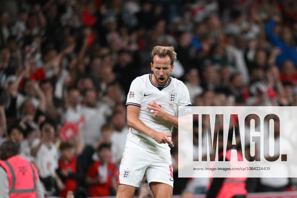England v Czechia - UEFA Nations League 2026 27 Group A3 MD4 Harry Kane of England celebrates after scoring the team s second goal during the UEFA Nations League League A, Group 3 match between England and Czechia at Wembley Stadium in London, on October 6, 2026. London Greater London United Kingdom