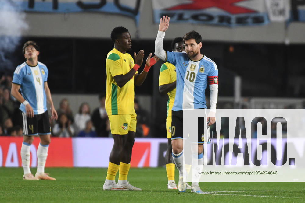 Argentina v Benin - International Friendly, Länderspiel, Nationalmannschaft Lionel Messi of Argentina plays during the match between Argentina and Benin at Estadio Monumental in Buenos Aires, Argentina, on October 6, 2026. Buenos Aires Buenos Aires Argentina