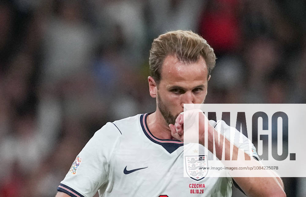 England v Czech Republic Group 3 UEFA Nations League - Season 2026 2027 - Wembley Stadium Harry Kane of England celebrates scoring 2nd goal in 3-0 win during the England v Czech Republic UEFA Group 3 Nations League Match at Wembley Stadium London, Season 26 27, October 6 2026 London United Kingdom