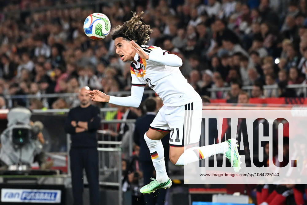 Wael MOHYA (GER) Aktion, Einzelaktion Fussball Laenderspiel, U21, U 21 EM-Qualifikation, Deutschland - Georgien 2-0 am 06.10.2026, Schueco-Arena Bielefeld, Â