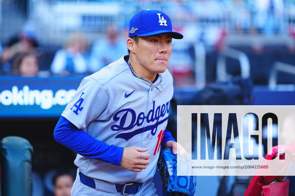 Yoshinobu Yamamoto,(Dodgers) Starting pitcher Yoshinobu Yamamoto Oct.6,2026 - Baseball : MLB, Baseball Herren, USA National League Division Series Atlanta Braves vs. Los Angeles Dodgers Venue: Truist Park (Cumberland, Georgia, USA) aflo_353995671 YujixArakawax