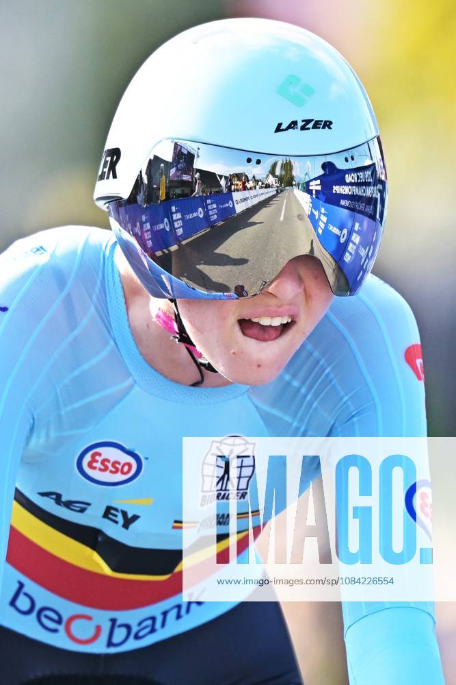 Belgium s Laura Five finishes as second in the Women Junior Individual Time Trial race (22km) at the cycling UEC Road European Championships, in Ljubljana, Slovenia, on Wednesday 7 October 2026. The UEC Road European Championships are taking place from 02 to 07 October in Ljubljana, Slovenia. DAVIDxPINTENS x189033426x