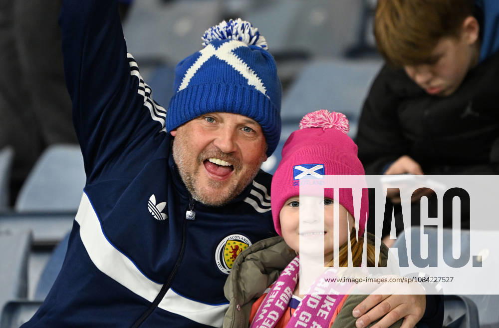 Glasgow, Scotland, 6th October 2026. Scotland fans during the Scotland vs Slovenia UEFA Nations League match at Hampden Park, Glasgow. Picture credit should read: Neil Hanna Sportimage . SPI_107_NH_Scotland_Slovenia SPI-5054-0107